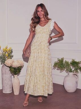 Blooming Bliss Tiered Maxi Dress
